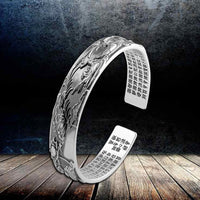Mandarin Duck Fine Silver Adjustable Bracelet - (S999 - Fine Silver)