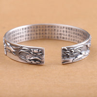 Mandarin Duck Fine Silver Adjustable Bracelet - (S999 - Fine Silver)