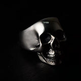 Sterling Silver Skull Ring - (S925 - Sterling Silver)