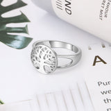 Silver Tree of Life Ring - (S925 - Sterling Silver)