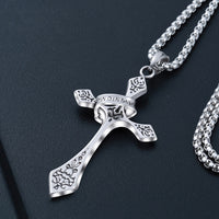 Classic Silver Cross Pendant - (S925 - Sterling Silver)