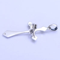 Classic Silver Cross Pendant - (S925 - Sterling Silver)