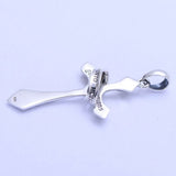 Classic Silver Cross Pendant - (S925 - Sterling Silver)