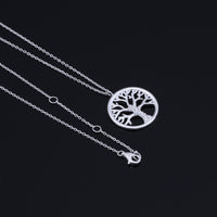 Silver Tree of Life Pendant with Necklace - (S925 - Sterling Silver)