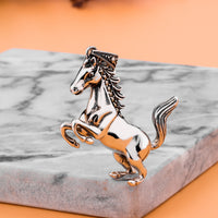 Horse Pendant with Chain Necklace - (S925 - Sterling Silver)