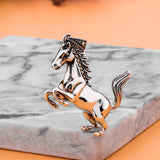 Horse Pendant with Chain Necklace - (S925 - Sterling Silver)