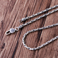 Classic Silver Chain Necklace - (S925 - Sterling Silver)