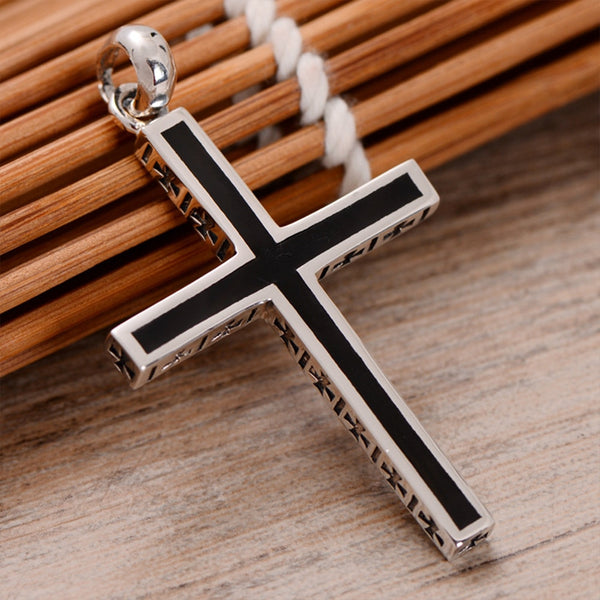 Sterling Silver Cross Pendant - (S925 - Sterling Silver)