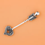 Cupid's Arrow Pendant with Chain Necklace - (S925 - Sterling Silver)