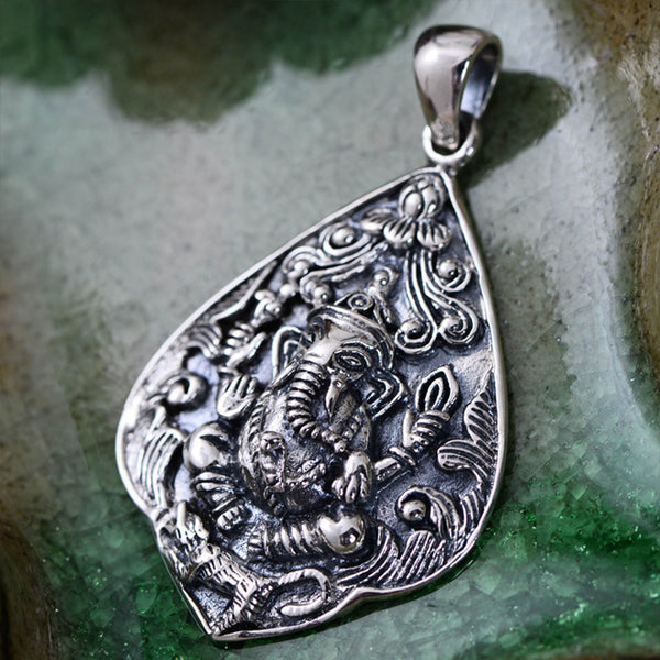 Vintage Sterling Silver Elephant Pendant - (S925 - Sterling Silver)