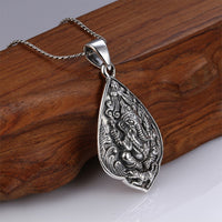 Vintage Sterling Silver Elephant Pendant - (S925 - Sterling Silver)