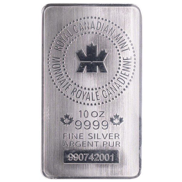 10oz Silver Bar - Royal Canadian Mint