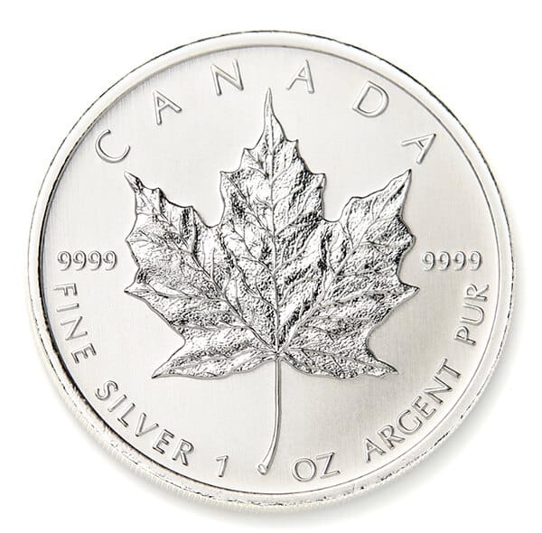 1oz Silver Coin - Canadian Maple Leaf